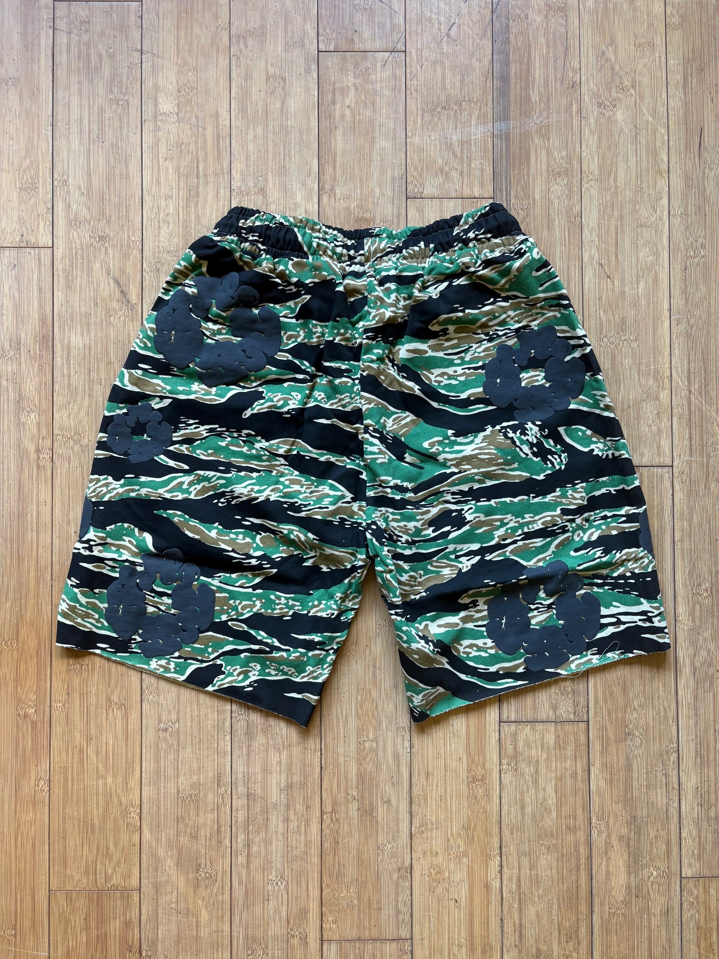 Green Camo Cotton Wreath “Denim Tears” Shorts