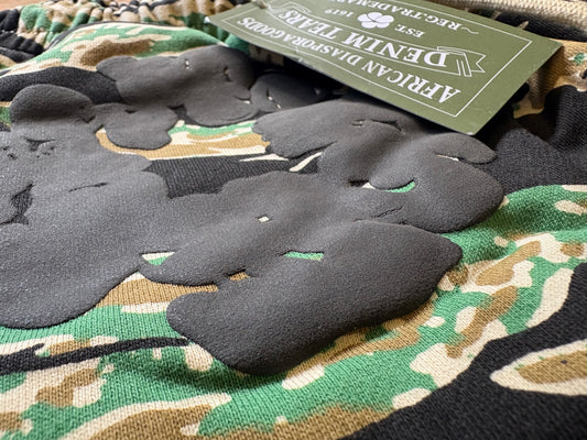 Green Camo Cotton Wreath “Denim Tears” Shorts